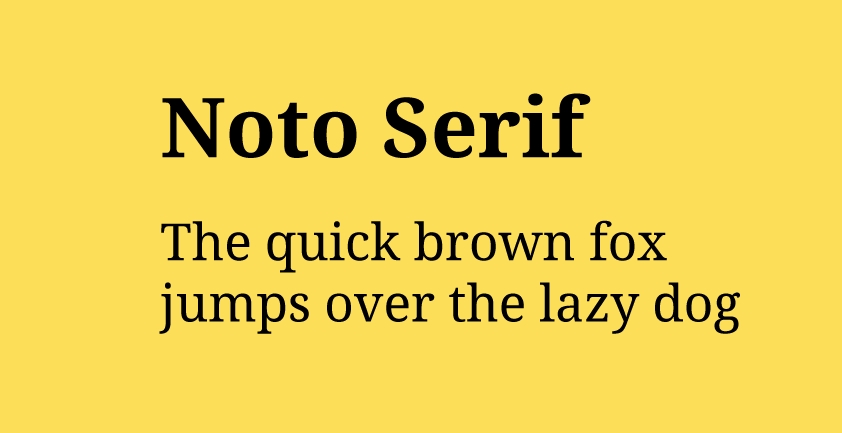 Noto Serif