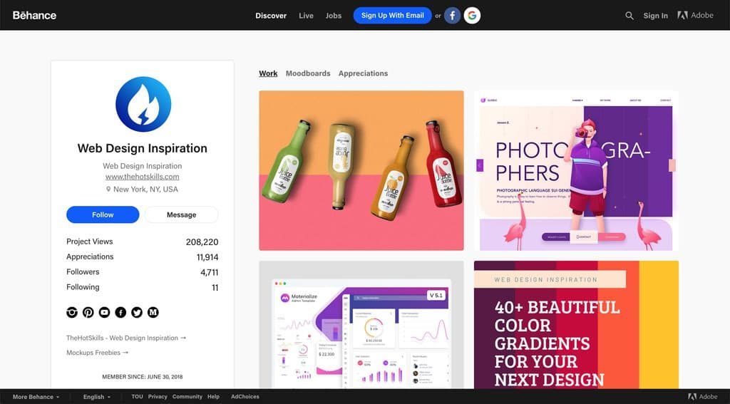 Web Design Inspiration: 16 Best Websites for Creative Web Design Ideas